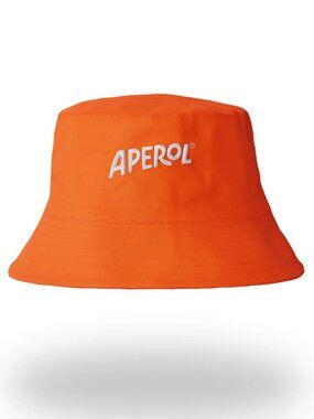 New! Official Aperol Viral Bucket Hat Reversible Pattern